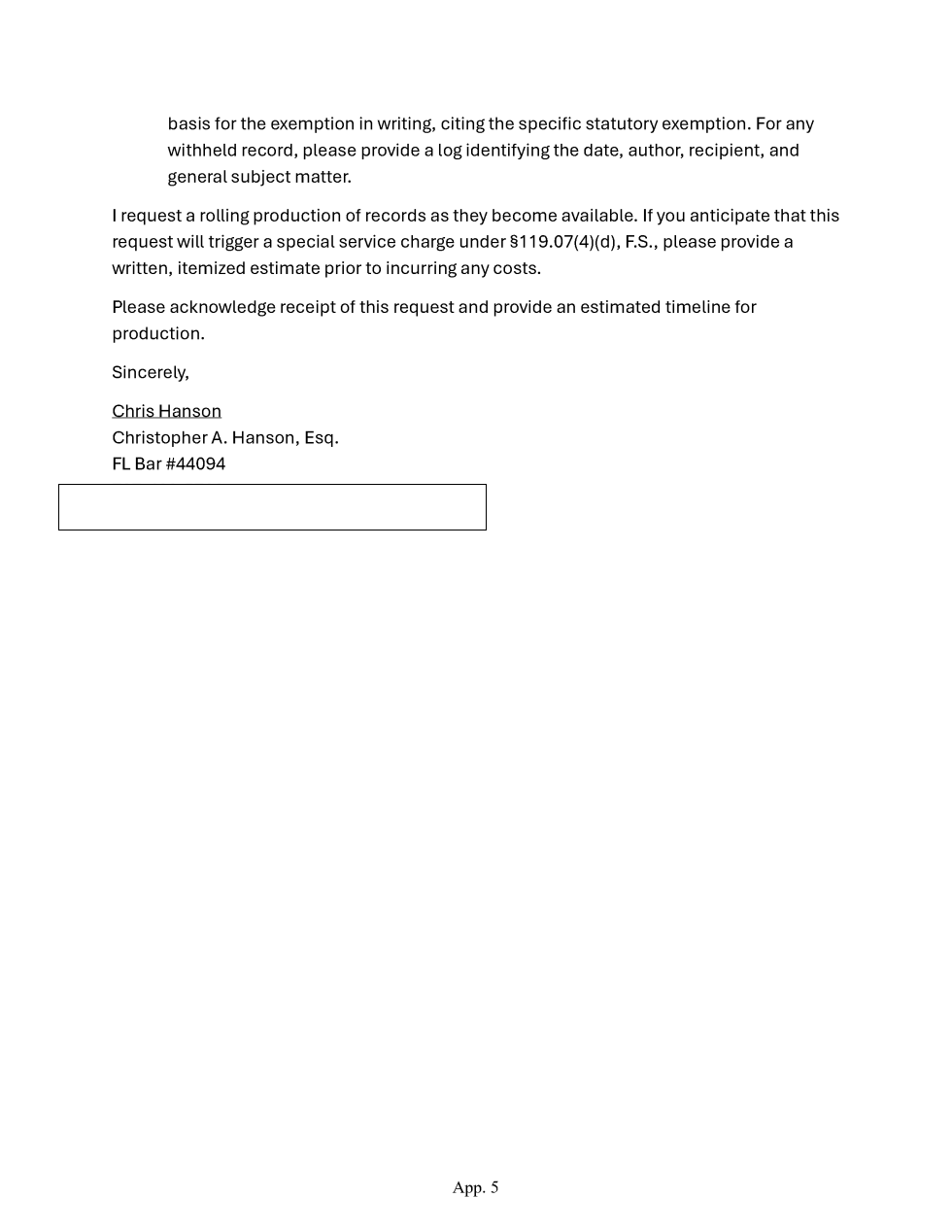 App. 5